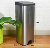 Thùng rác inox 22 lít